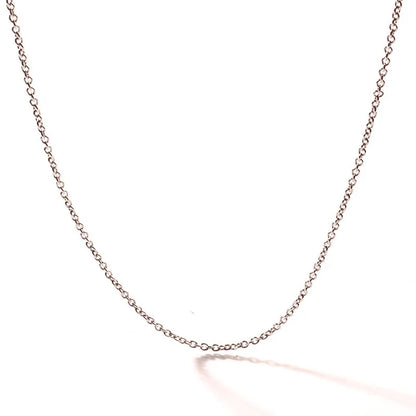 Wholesale Jewelry Casual Simple Style Solid Color Titanium Steel Necklace