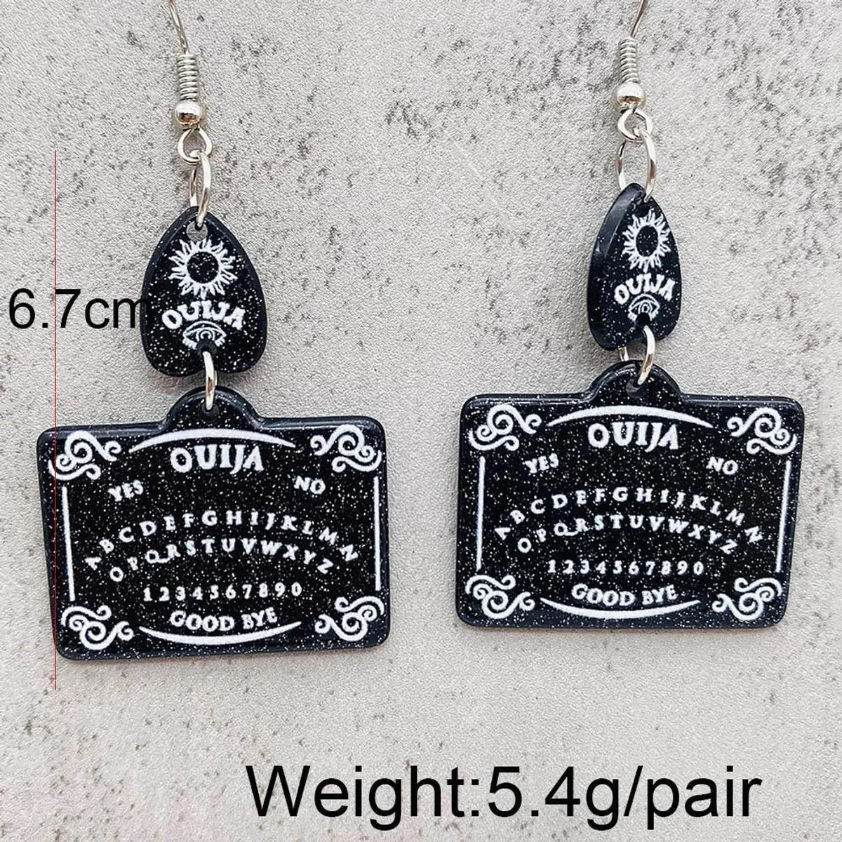 Wholesale Jewelry Casual Skull Arylic Drop Earrings