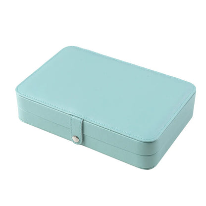 Wholesale Jewelry Casual Vacation Solid Color Leather Jewelry Boxes