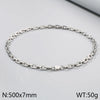 Wholesale Jewelry Classic Style Commute Geometric 304 Stainless Steel Bracelets Necklace