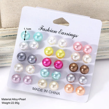 Wholesale Jewelry Classic Style Commute Solid Color Alloy Stoving Varnish Ear Studs