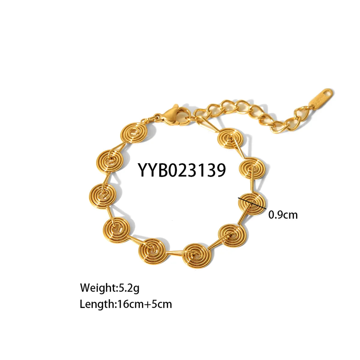 Wholesale Jewelry Classic Style IG Style Spiral 201 Stainless Steel 304 Stainless Steel 18K Gold Plated Tassel Bracelets Necklace Jewelry Set