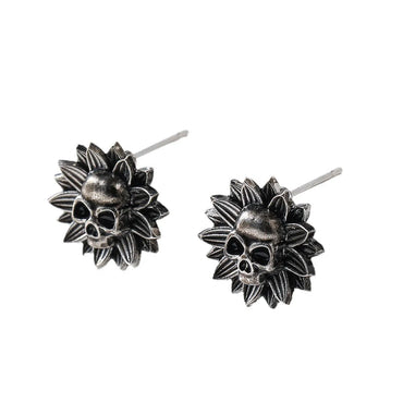 Wholesale Jewelry Cool Style Skull Alloy Ear Studs