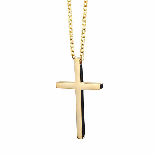 Wholesale Jewelry Cross Pendant Titanium Steel Necklace Gooddiy