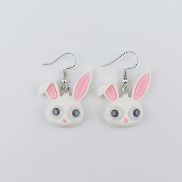 Wholesale Jewelry Cute Animal Plastic Drop Earrings