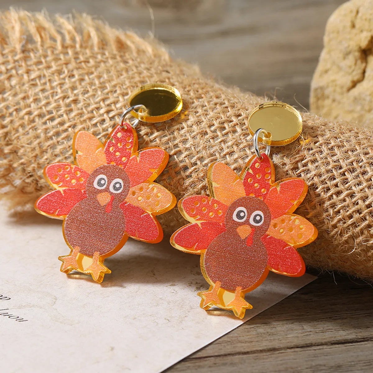 Wholesale Jewelry Cute Cartoon Arylic Drop Earrings