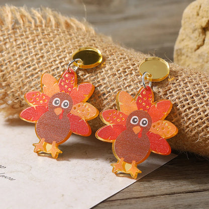 Wholesale Jewelry Cute Cartoon Arylic Drop Earrings