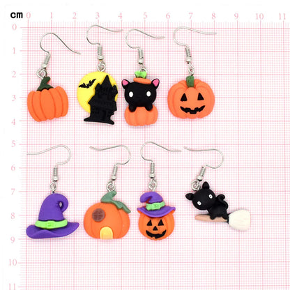 Wholesale Jewelry Cute Cartoon Resin Drop Earrings