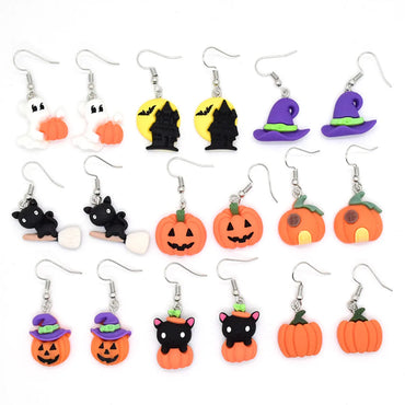 Wholesale Jewelry Cute Cartoon Resin Drop Earrings