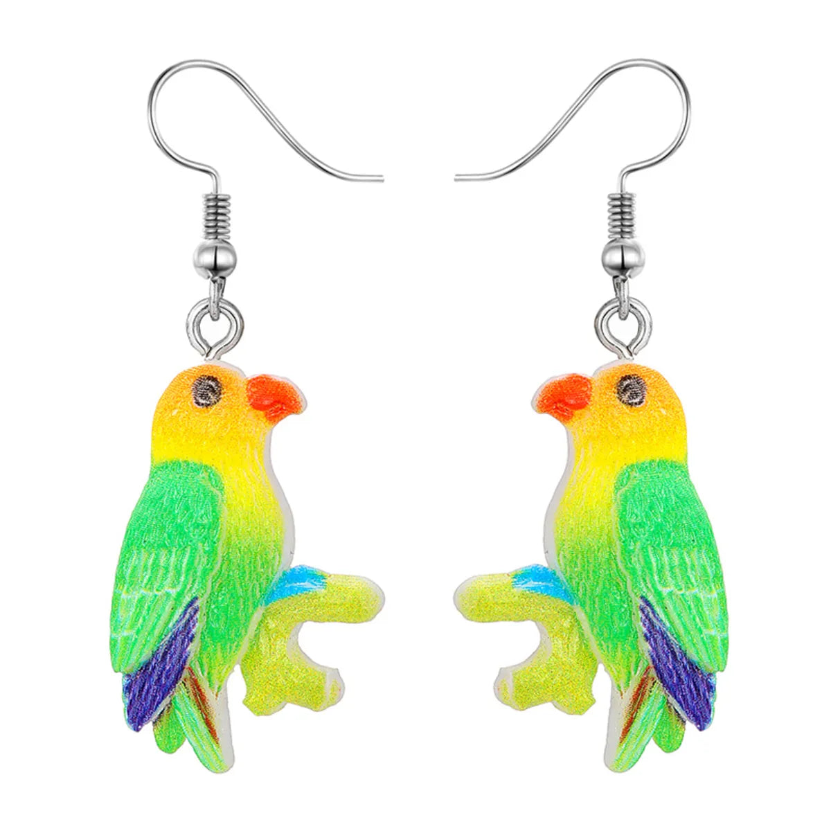 Wholesale Jewelry Cute Simple Style Bird Resin Drop Earrings