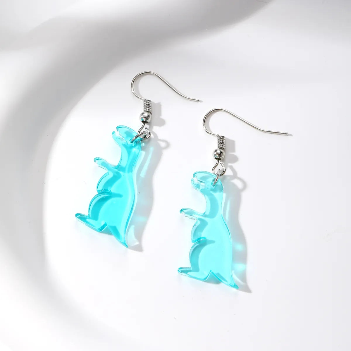 Wholesale Jewelry Cute Simple Style Dinosaur Arylic Drop Earrings