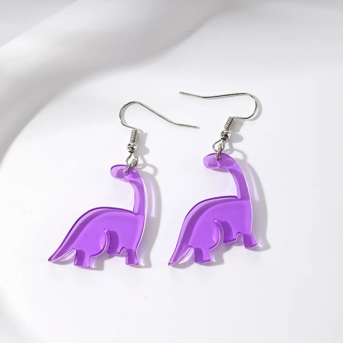 Wholesale Jewelry Cute Simple Style Dinosaur Arylic Drop Earrings