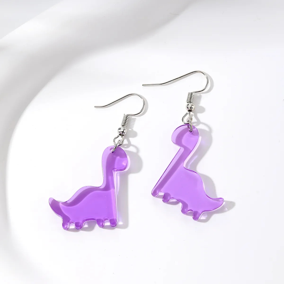 Wholesale Jewelry Cute Simple Style Dinosaur Arylic Drop Earrings