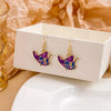 Wholesale Jewelry Cute Spider Alloy Enamel Drop Earrings