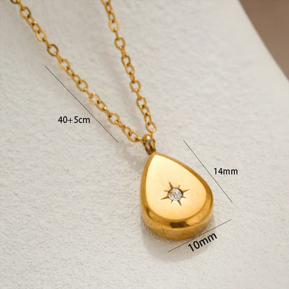 Wholesale Jewelry Cute Sweet Classic Style Heart Shape Floral Bow Knot 304 Stainless Steel Pendant Necklace