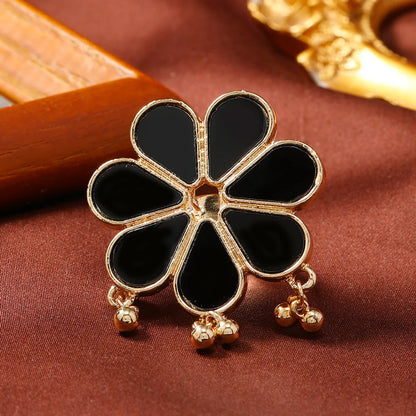 Wholesale Jewelry Cute Sweet Flower Alloy Plating Adjustable Ring