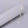 Wholesale Jewelry Cute Wedding Bridal Chain 304 Stainless Steel Titanium Steel 18K Gold Plated Inlaid Shell Necklace