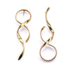 1 Pair Elegant Asymmetrical Plating Metal Ear Studs