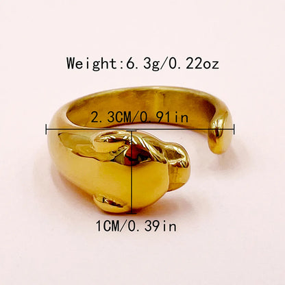 Wholesale Jewelry Elegant Commute Heart Shape Flower 304 Stainless Steel Zircon 14K Gold Plated Plating Inlay Rings