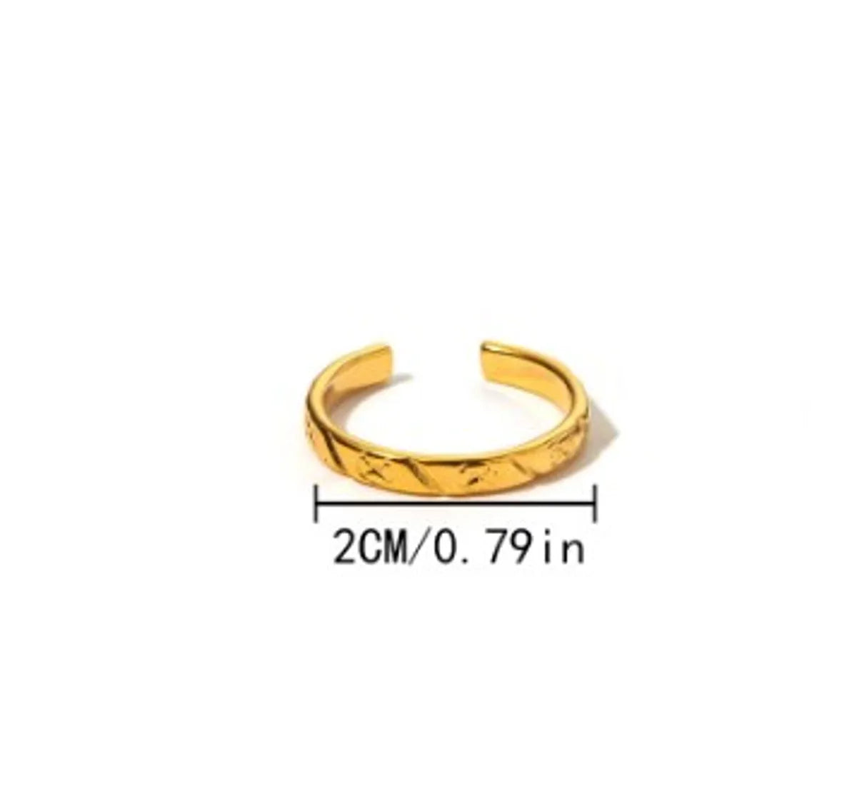 Wholesale Jewelry Elegant Flower 304 Stainless Steel 14K Gold Plated Hollow Out Open Rings