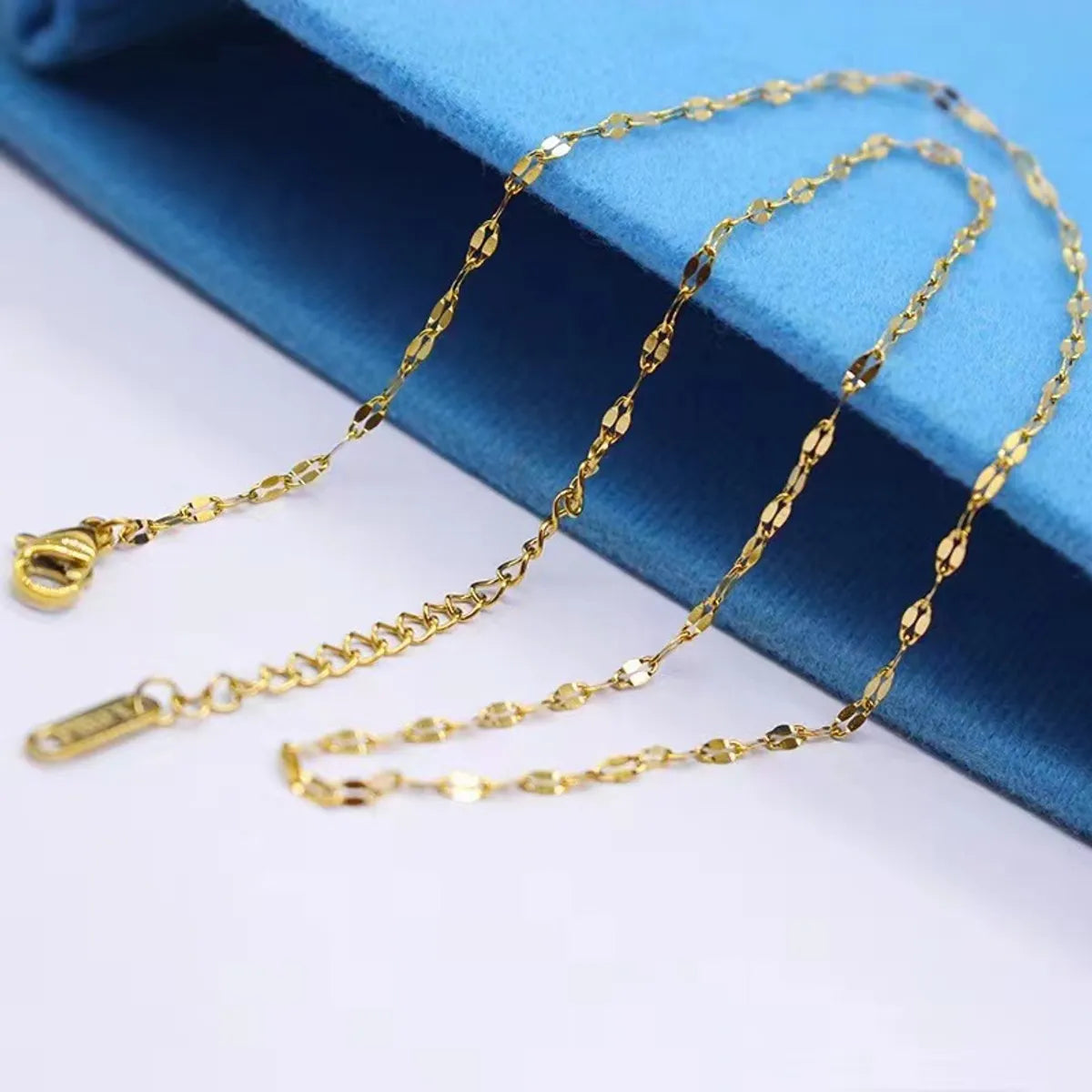 Wholesale Jewelry Elegant Geometric Titanium Steel Plating Necklace