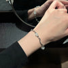 Wholesale Jewelry Elegant Lady Geometric Heart Shape Alloy Plating Inlay Bracelets