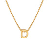 Wholesale Jewelry Elegant Letter 201 Stainless Steel 18K Gold Plated Pendant Necklace