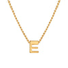 Wholesale Jewelry Elegant Letter 201 Stainless Steel 18K Gold Plated Pendant Necklace