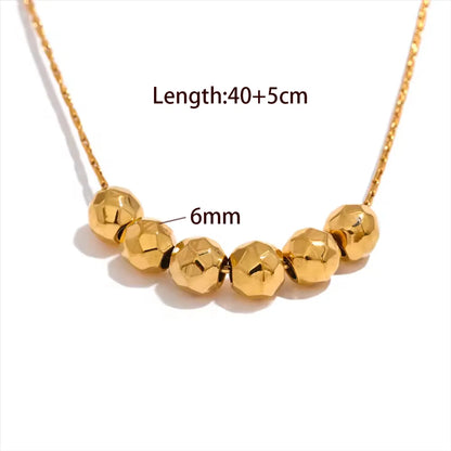 Wholesale Jewelry Elegant Luxurious Round 302 Stainless Steel Pendant Necklace