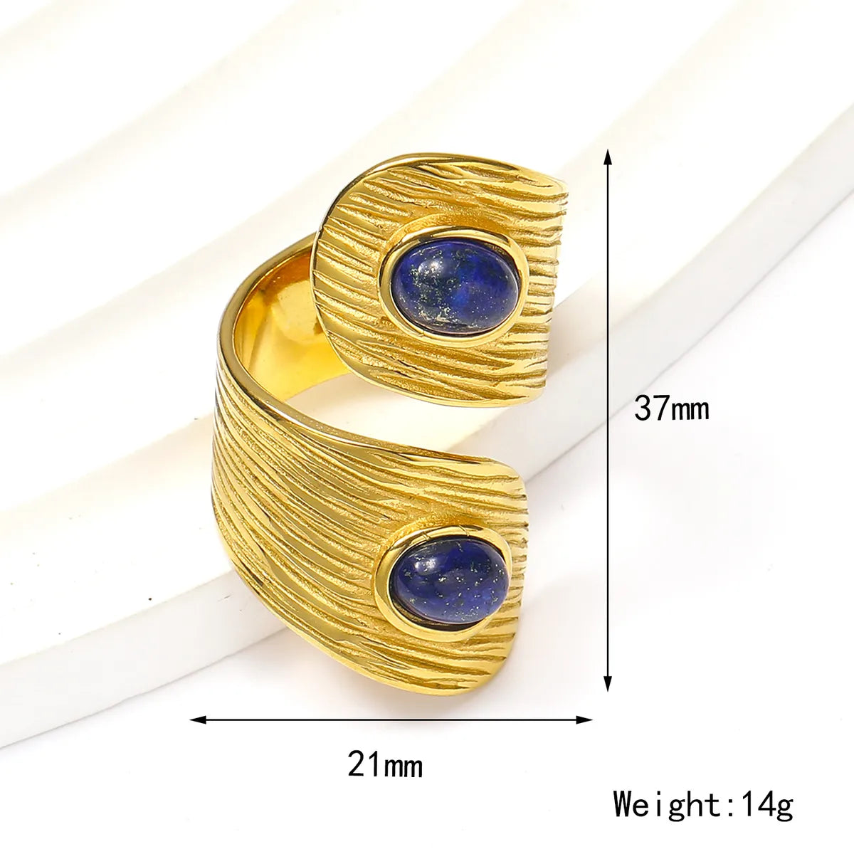 Wholesale Jewelry Elegant Oval Titanium Steel Rings