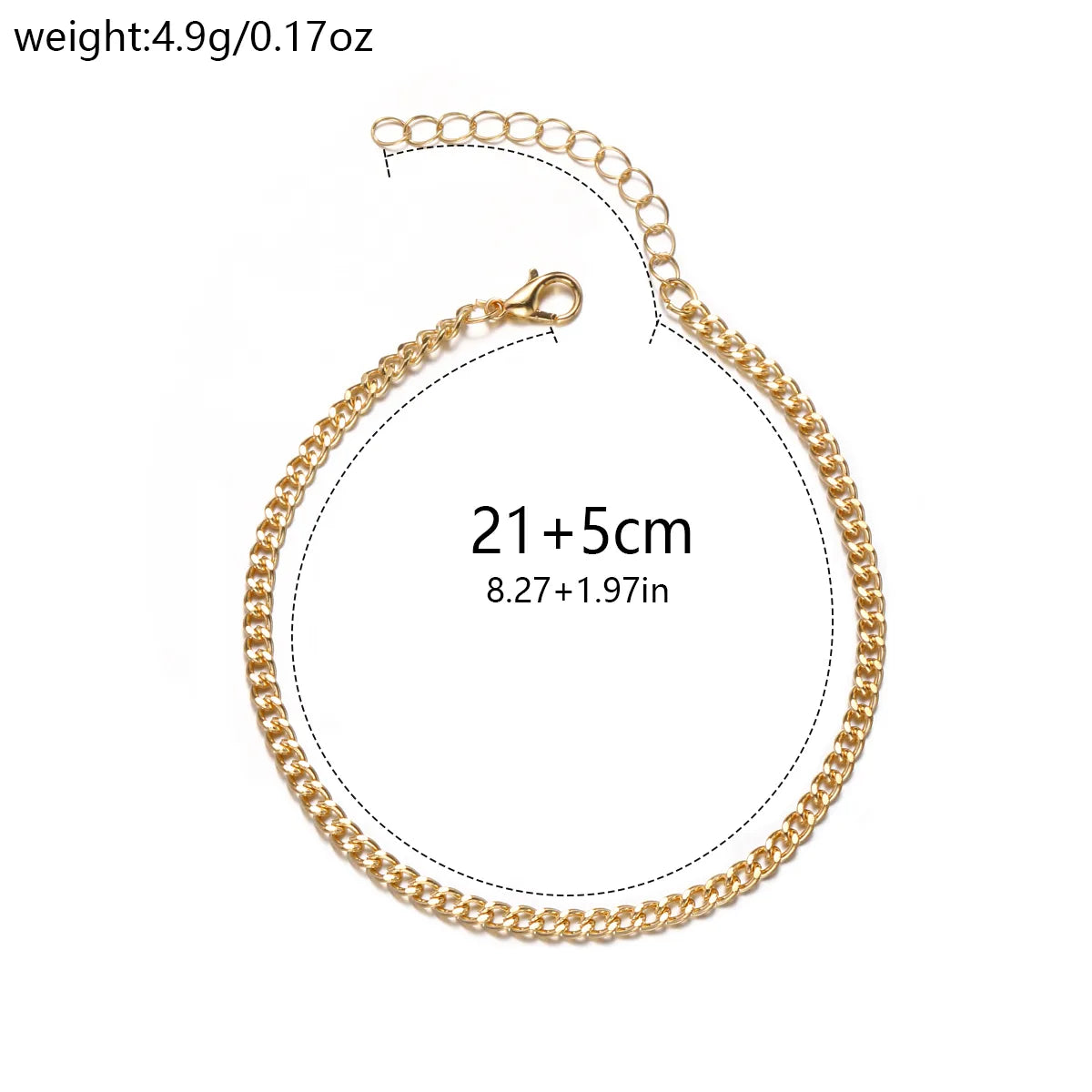 Wholesale Jewelry Elegant Simple Style Classic Style Infinity Alloy Anklet