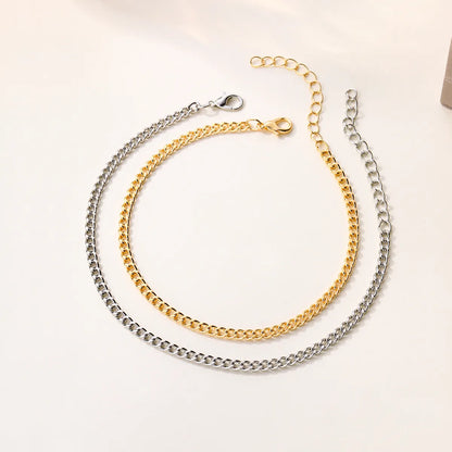 Wholesale Jewelry Elegant Simple Style Classic Style Infinity Alloy Anklet