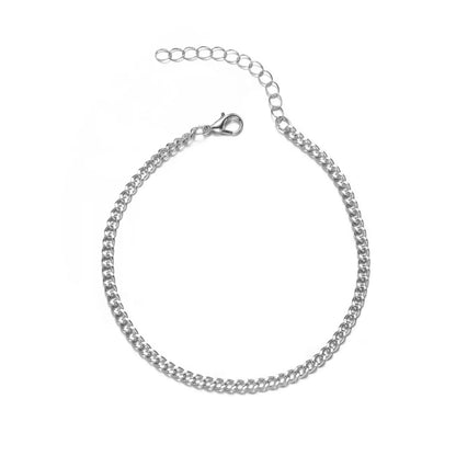 Wholesale Jewelry Elegant Simple Style Classic Style Infinity Alloy Anklet