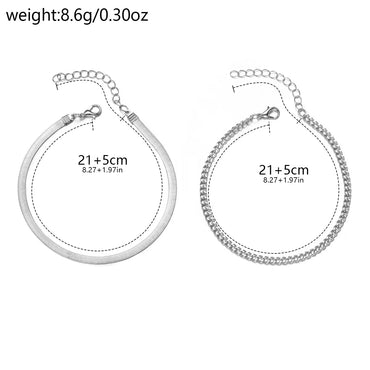 Wholesale Jewelry Elegant Simple Style Classic Style Infinity Alloy Anklet