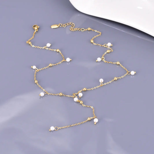 Wholesale Jewelry Elegant Simple Style Solid Color 304 Stainless Steel Titanium Steel Necklace