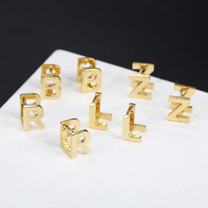 Wholesale Jewelry English Alphabet Copper Fashion Earrings Gooddiy