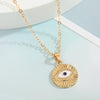 Wholesale Jewelry Fashion Eye Alloy Pendant Necklace