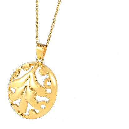 Wholesale Jewelry Exaggerated Simple Style Leaf 304 Stainless Steel 18K Gold Plated Irregular Earrings Necklace