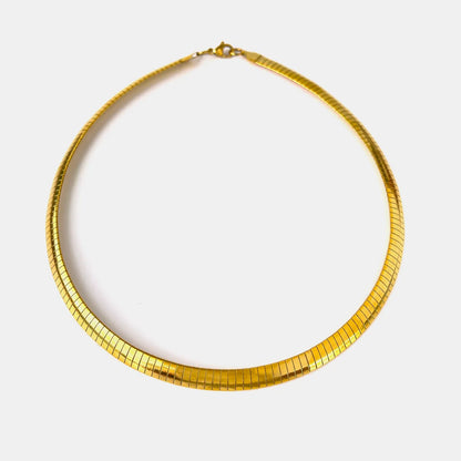 Wholesale Jewelry Exaggerated Simple Style Solid Color 316L Stainless Steel  18K Gold Plated Irregular Choker