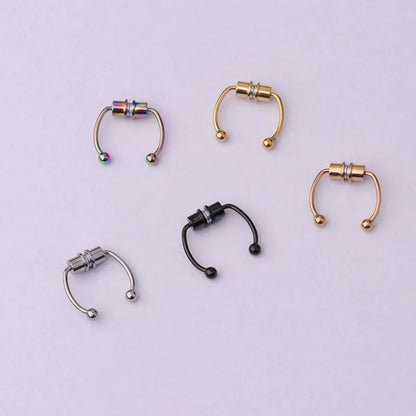 Nose Rings & Studs Fashion Geometric 316 Stainless Steel  Plating