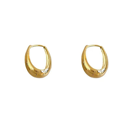 Wholesale Jewelry French Style Classic Style Oval Alloy Earrings