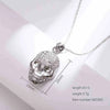 Wholesale Jewelry Funny Cool Style Skull Titanium Steel Zircon 18K Gold Plated Inlay Pendant Necklace