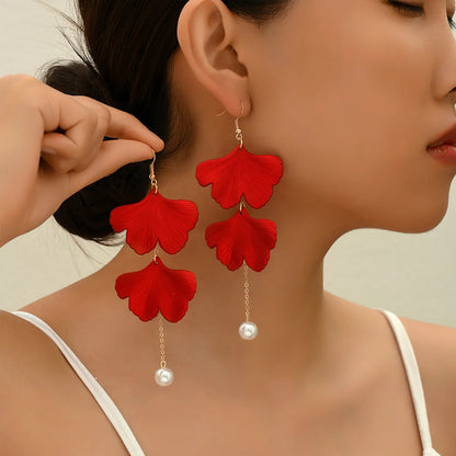 Wholesale Jewelry Glam Simple Style Roman Style Animal Flower Alloy Rhinestones Inlay Drop Earrings