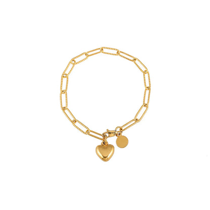 Simple Style Fruit 304 Stainless Steel 18K Gold Plated No Inlaid Bracelets In Bulk