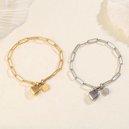 Simple Style Fruit 304 Stainless Steel 18K Gold Plated No Inlaid Bracelets In Bulk