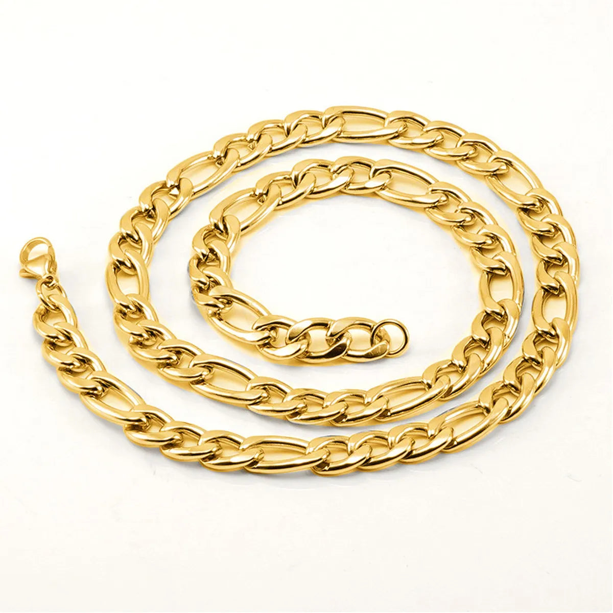 Wholesale Jewelry Hip-Hop Modern Style Classic Style Solid Color 201 Stainless Steel Bracelets Necklace