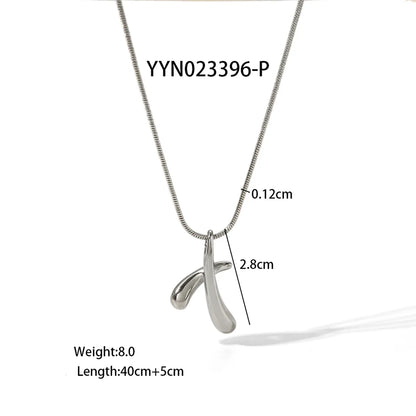 Wholesale Jewelry IG Style Casual Original Design Geometric 201 Stainless Steel 304 Stainless Steel 18K Gold Plated Irregular Pendant Necklace