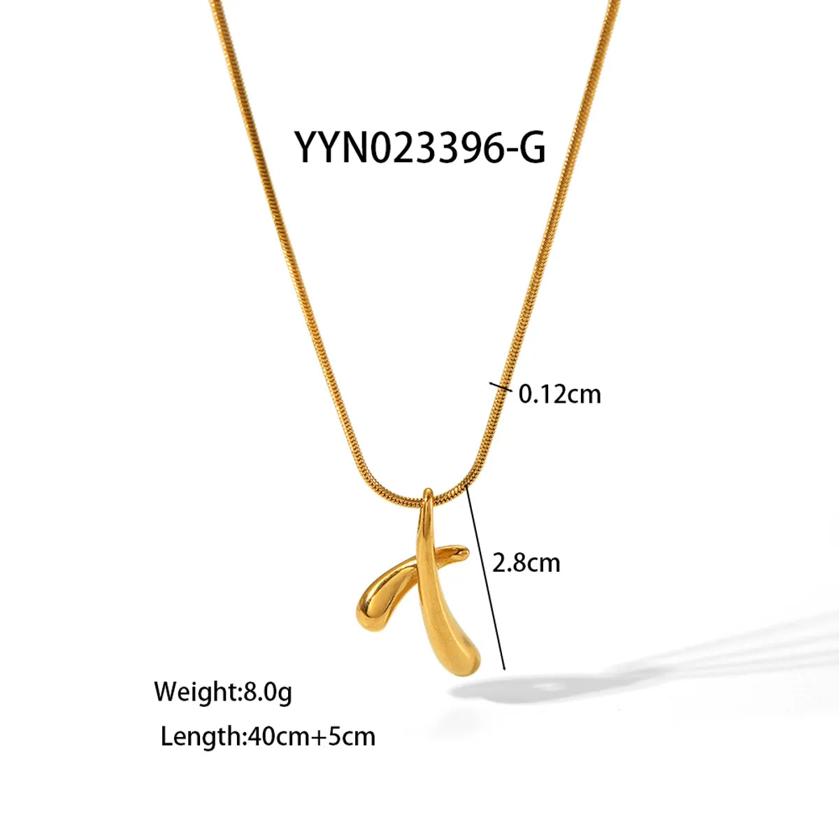 Wholesale Jewelry IG Style Casual Original Design Geometric 201 Stainless Steel 304 Stainless Steel 18K Gold Plated Irregular Pendant Necklace