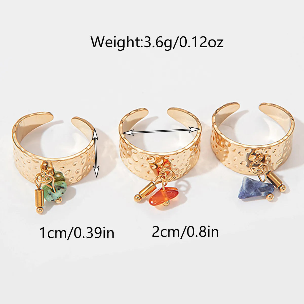 Wholesale Jewelry IG Style Casual Sweet Geometric Round 304 Stainless Steel 14K Gold Plated Charm Rings