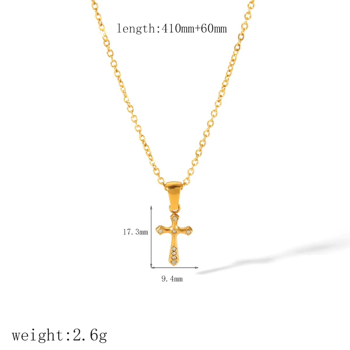 Wholesale Jewelry IG Style Cross Angel Flower 304 Stainless Steel Plating Bracelets Necklace